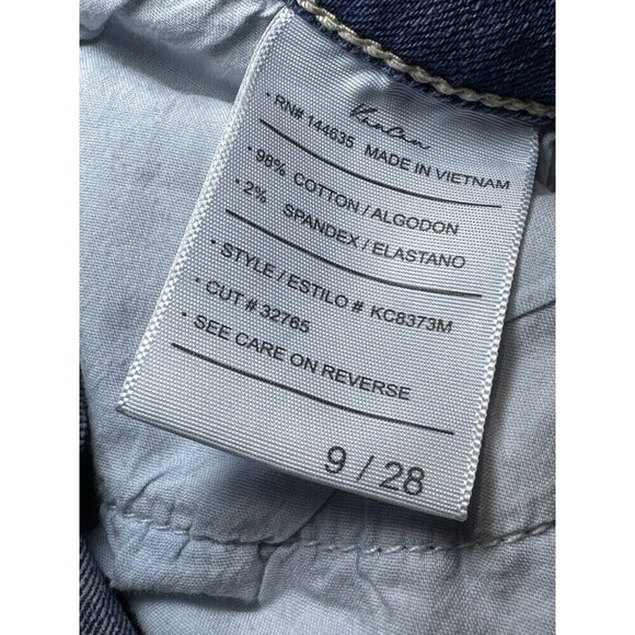 KanCan Jeans Womens 9/28 Blue Nala Distressed Fringe Ankle Skinny Stretch Denim - Picture 5 of 6